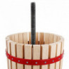 Vinoferm Obstpresse Korb aus Holz 18 l 1