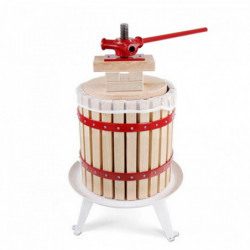 Vinoferm Obstpresse Korb aus Holz 12 l