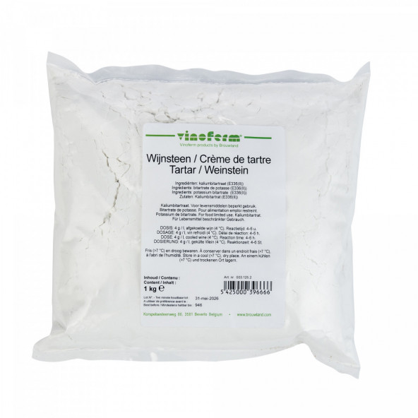 Weinstein - Kaliumbitartrat 1 kg
