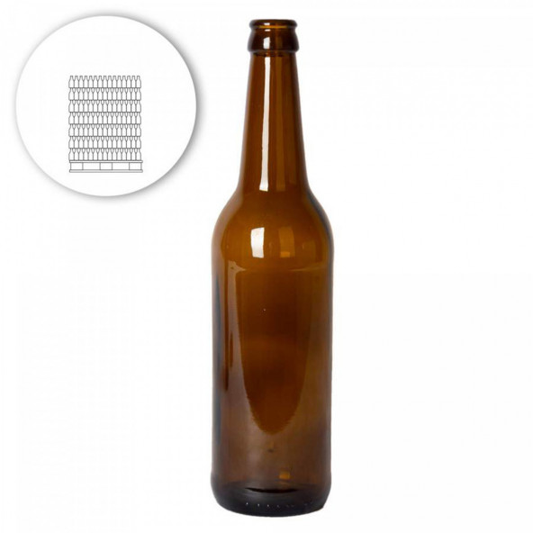 Bierflasche Longneck 50 cl, 26 mm - Palette 1960 St.