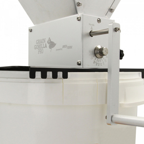 Brewferm Grain Gorilla Pro Malzmühle mit 3 Edelstahl-Rollen 2