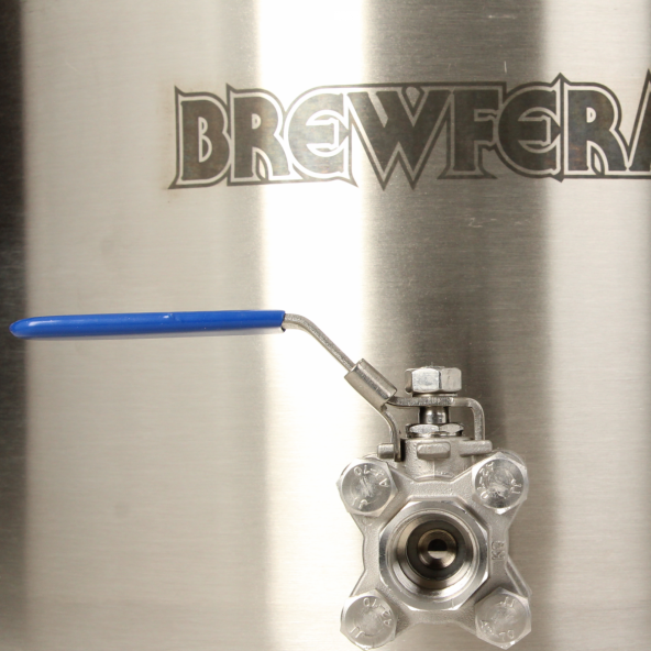 Brewferm Braukessel Edelstahl 20 l mit Kugelhahn (36 x 24 cm) 1