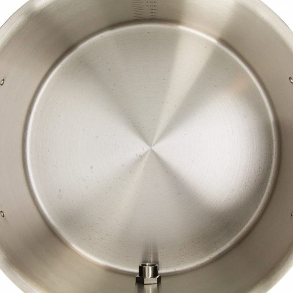 Brewferm Braukessel Edelstahl 20 l mit Kugelhahn (36 x 24 cm) 2