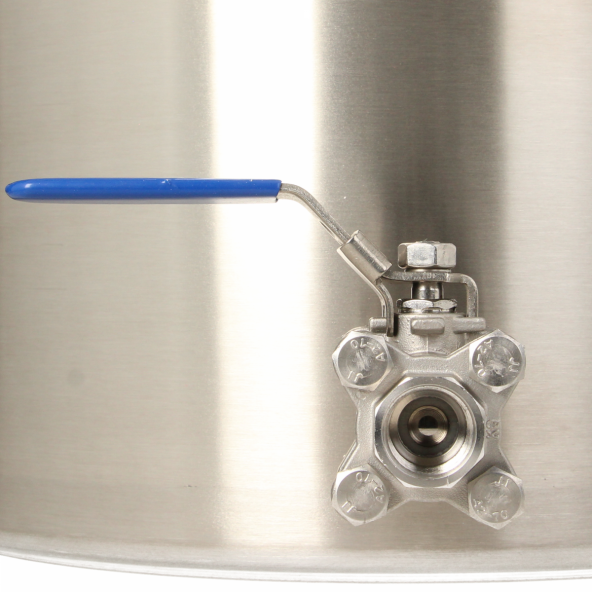 Brewferm Braukessel Edelstahl 35 l mit Kugelhahn (36 x 36 cm) 1