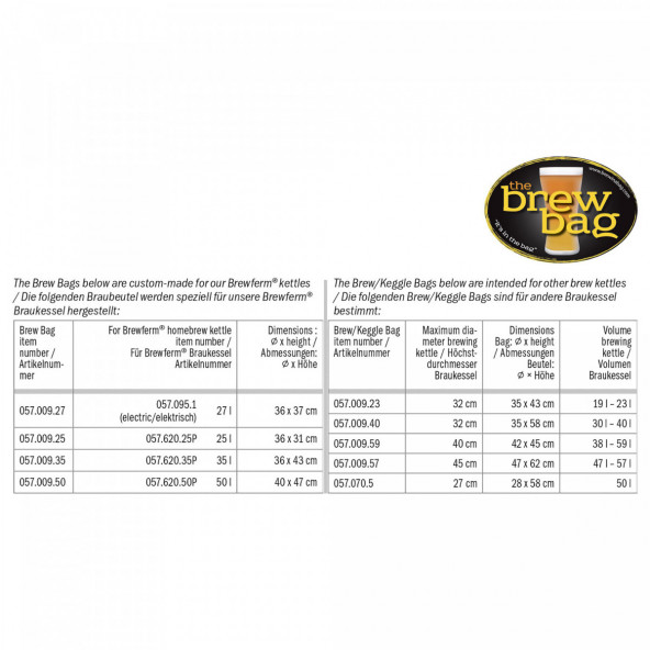 The Brew Bag - 50 l 3