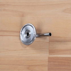 Ss Brewtech™ Schlauchtülle mit 90°-Winkelstück 1,5" (38 mm) Tri-clover bis 3/8"