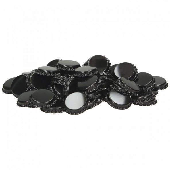 Kronkorken 29 mm  schwarz - 7.500 St.