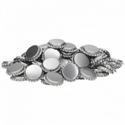 Kronkorken 29 mm silber - 1.000 St.