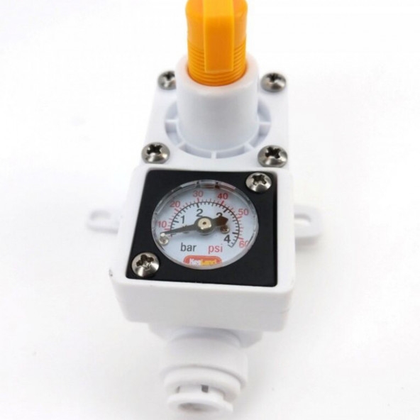 Duotight Inline Regulator mit integriertem Manometer für Wasser oder Gas - 8 mm (5/16" push-in) 2