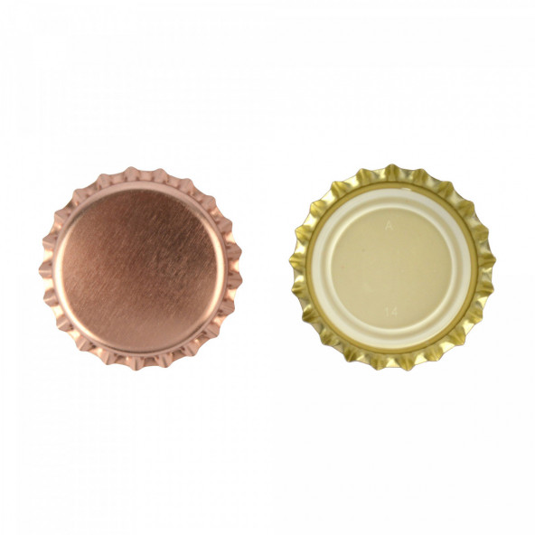 Kronkorken 26 mm metallic rosa 100 St. 1