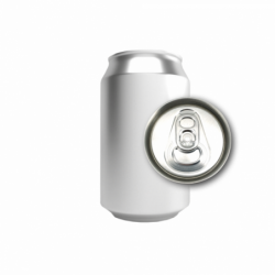 Aluminiumdose 33 cl silber mit CDL202-Deckel - 275 St.