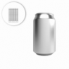 Aluminiumdose 33 cl silber -  Palette 3890 St. 0