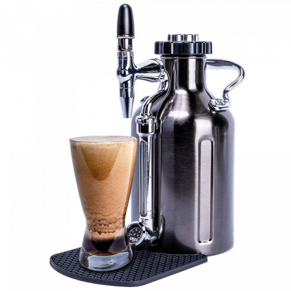 GrowlerWerks uKeg™ Nitro 50 schwarz verchromt - 1,5 l