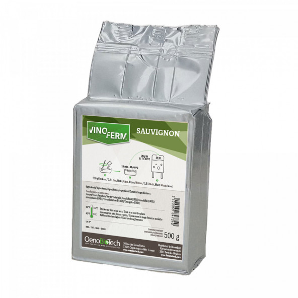 Trockenhefe Wein Vinoferm Sauvignon 500 g