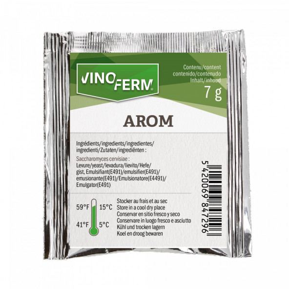 Trockenhefe Wein Vinoferm Arom 7 g