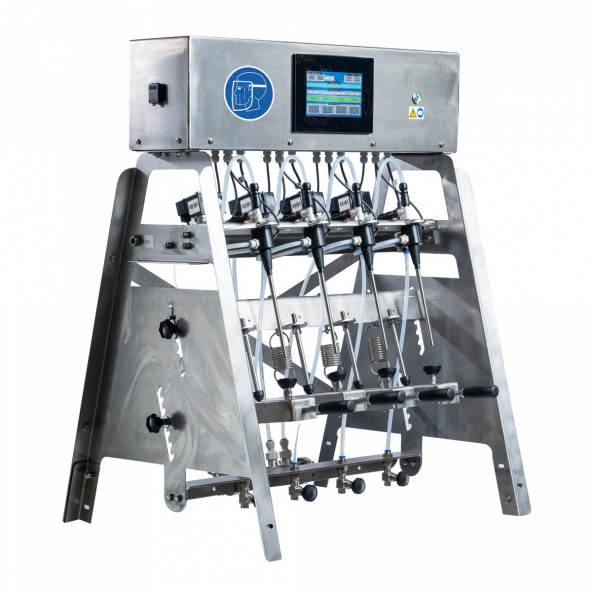Rigters manueller Füller mit CO2 Fast Flush - 4 Füllköpfe