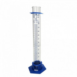 Graduierter Messzylinder aus Glas 250 ml - Kunststoff-Fuß