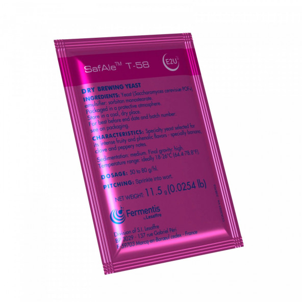 Fermentis trocken Bierhefe SafAle™ T-58 11,5 g 1