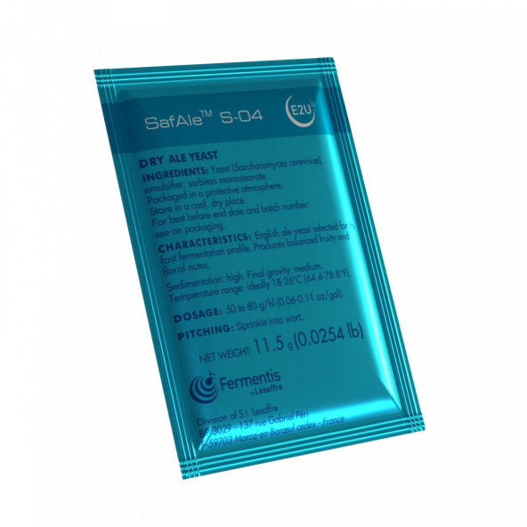 Fermentis trocken Bierhefe SafAle™ S-04 11,5 g 1