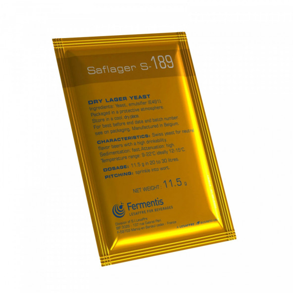 Fermentis trocken Bierhefe SafLager™ S-189 11,5 g 1
