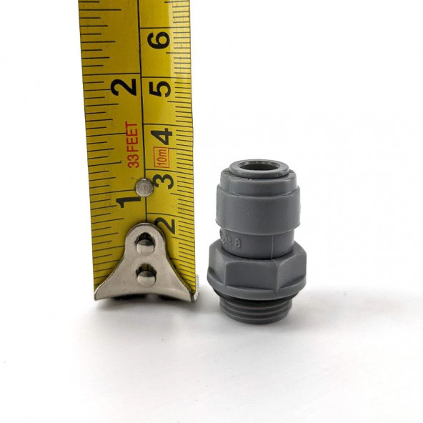 Duotight Reduzierstück 8 mm (5/16") auf 3/8" Außengewinde mit O-Ringen 4