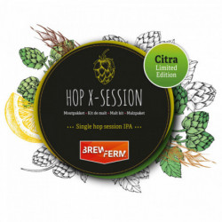Brewferm Malzpaket geschrotet - Hop X-Session Citra - für 20 l