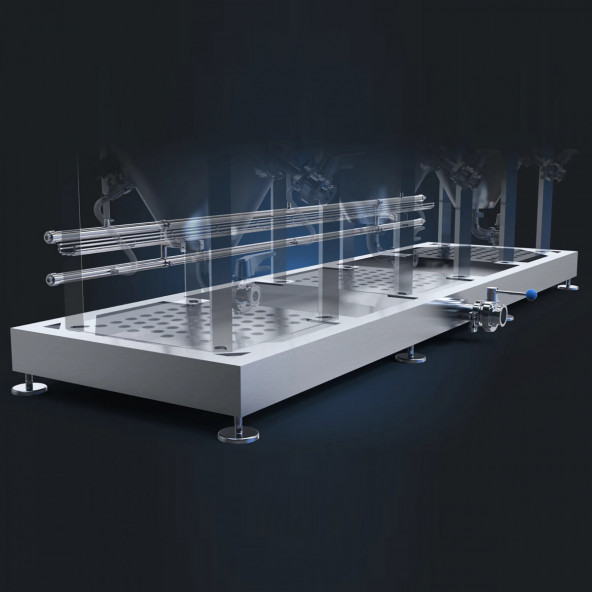 Ss Brewtech™ Cold Side Skid 1 bbl Combo mit 3 Unitanks  2