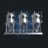 Ss Brewtech™ Cold Side Skid 1 bbl Combo mit 3 Unitanks  1