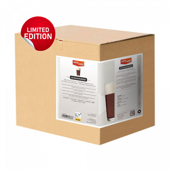 Brewferm Malzpaket geschrotet - Schwarzbier - für 20 l