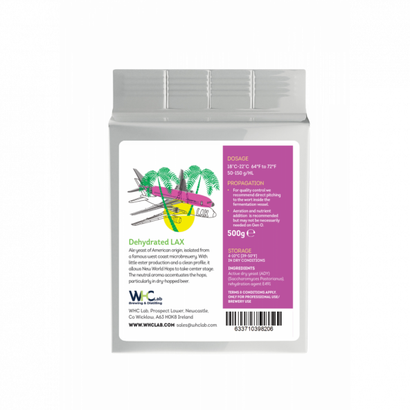 WHC Lab trocken Bierhefe LAX 500g