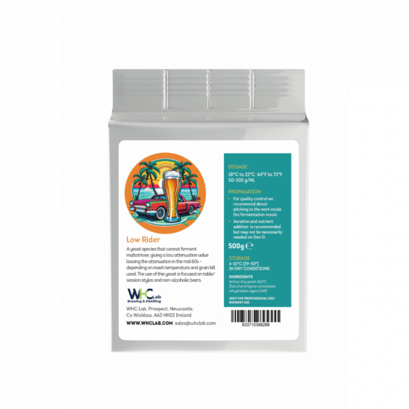 WHC Lab trocken Bierhefe Low Rider 500 g