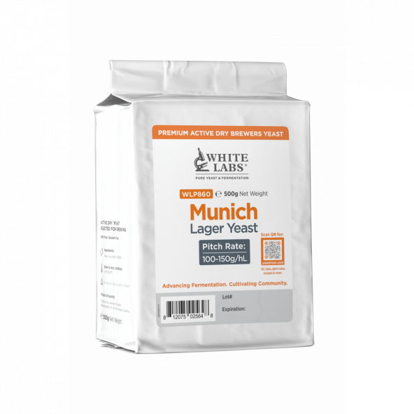 White Labs Trockenhefe WLP860 Munich Helles Lager - 500 g