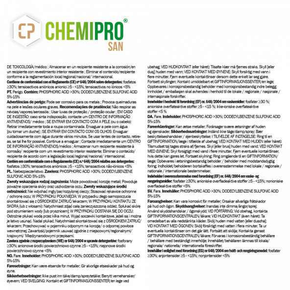 Chemipro SAN 1 l 3