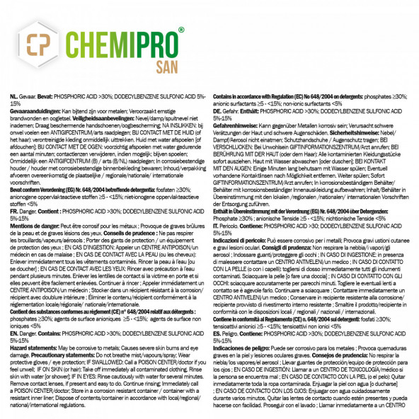 Chemipro SAN 5 l 2