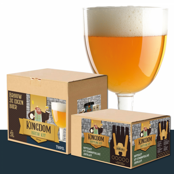 Kingdom Combo Deal Tripel Brew kit & Beer Bottling Kit