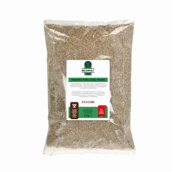 Belgomalt Pure Local Pilsen geschrotet 2.5 - 4.5 EBC 3 kg