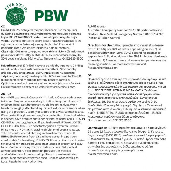 PBW Five Star 454 g 6