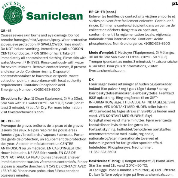 SaniClean Five Star 946 ml 2