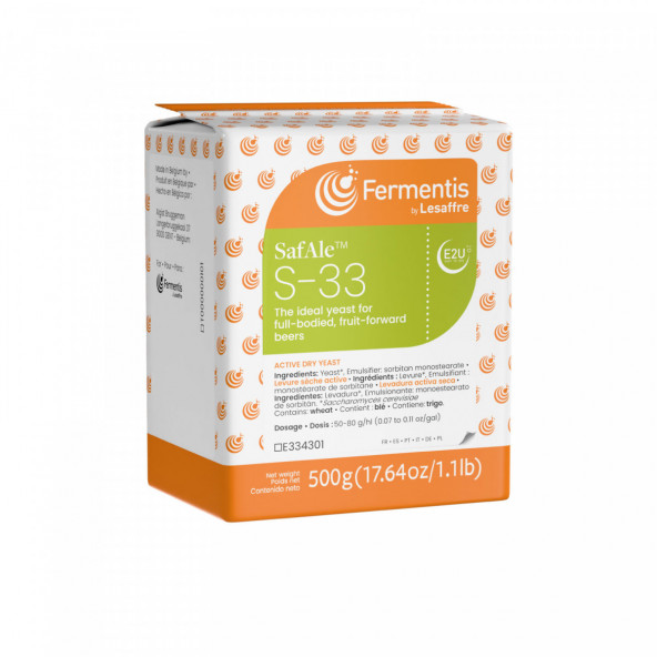 Fermentis trocken Bierhefe SafAle™ S-33 500 g
