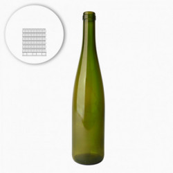 Weinflasche Schlegel 75 cl, olive - Palette 1398 St.
