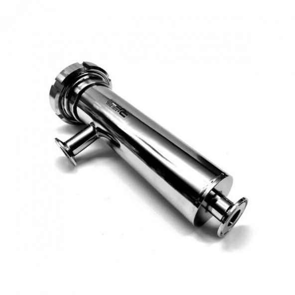 filterelement rvs inline 90 graden 1,5"TC 0,5mm