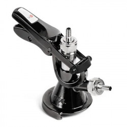Typ A Keg-Anstichkopf – Schwarz verchromt (5/8", Messing)